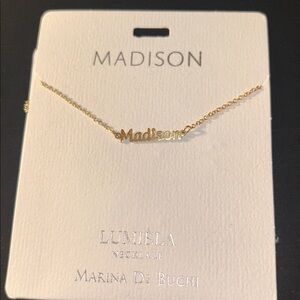 NWT “Madison” Necklace- Gold